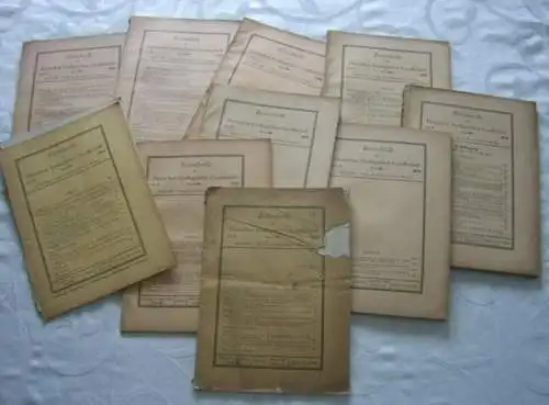 Deutsche Geologische Gesellschaft.   Beiträge: R. Schreiter / Wilhelm Maier / O. Stutzer / Franz Baron Nopcsa / Friedrich Schwarz / Erich Stach u.. 