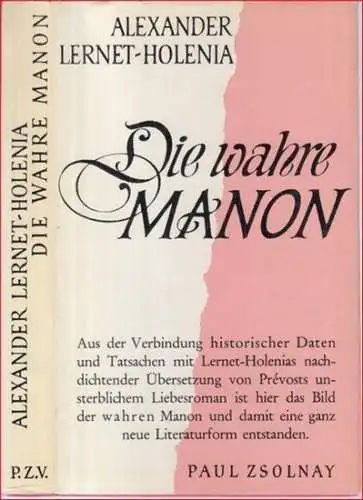 Lernet-Holenia, Alexander: Die wahre Manon. 