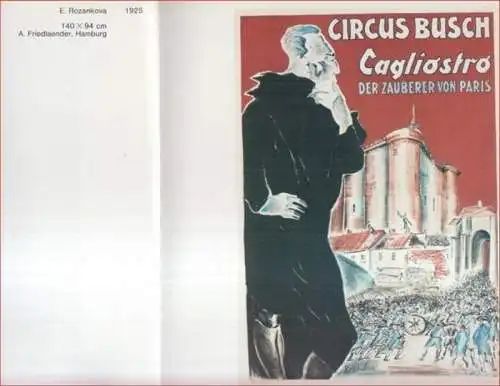 Deutsches Plakat-Museum. - Vorwort: Roland Klett u. a: Ausstellung: Zirkus - Variete - Schausteller - Plakate aus neun Jahrzehnten.