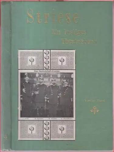 Striese.   mit Beiträgen von Hugo Russak, Bolten Baeckers, Freiherr von Schlicht, Albert Boree, Franz Dorn, Richard Schmidt Cabanis, Kory Cowska, Emil Jasper, Julius.. 