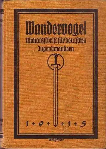 Wandervogel.   Beiträge u.a.von H.H.Böttger, Gerda v. Dresler, Peter Engel, Henning Faber, Elisabeth Fischer, H. Jordan, Fritz Knyrim, Paul Krüger, Fritz Kruse, Rich. Küllenberg.. 