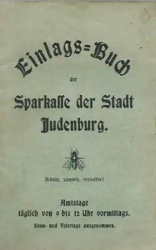 Judenburg, Einlags-Buch Serie 10, Nr. 41766 der Sparkasse der Stadt Judenburg