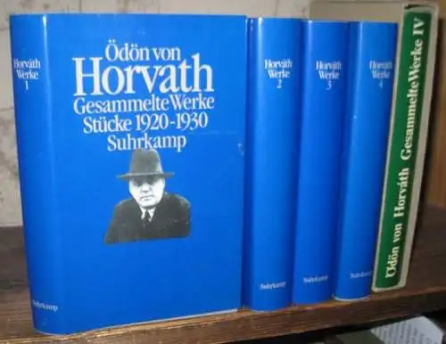 Horvath, Ödön von.   herausgegeben von Traugott Krischke: Gesammelte Werke.   Hier die Bände 1 4. Beigabe: Band IV einer früheren Ausgabe.. 