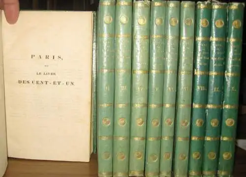 Paris, ou le Livre des Cent-et-Un. - Editeur: Ladvocat. - textes: Jules Janin, Charles Nodier, Chateaubriand, Beranger, Sainte-Beuve, Auguste Luchet, Castil-Blaze, A. Bazin, L. Montigny, Amedee Pommier, Michaud, Paul David, Eugene Roch, Maurice Palluy, Am