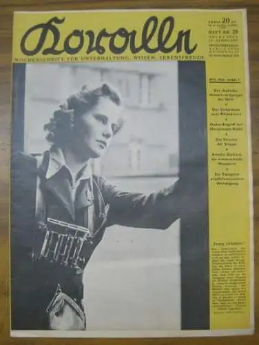 Koralle.   Hauptschriftleiter: Cläre With.   Diverse Autoren: Koralle. Neue Folge, 11. Jahrgang 1943, Heft 29, 28. November. Wochenschrift für Unterhaltung, Wissen, Lebensfreude.. 