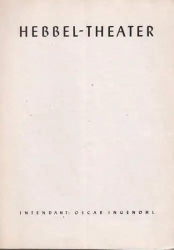 Hebbel   Theater . Barrie, J. M: Johannisnacht.  Inszenierung Günther, Paul.   Bühne Praetorius, Friedrich.   Musik Heuser, Kurt..