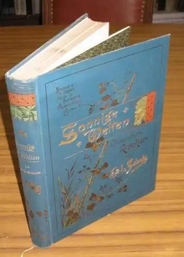 Selenka, Emil und Lenore: Sonnige Welten. Ostasiatische Reise-Skizzen. Borneo - Japan - Java - Sumatra - Vorderindien - Ceylon. Mit 200 Abbildungen im Text und 9 facsimilierten Vollbildern. 