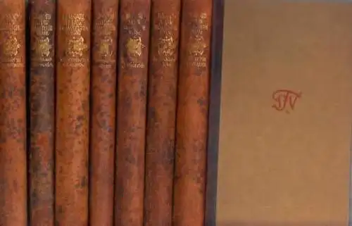 Shaw, Bernard   Siegfried Trebitsch (Übers.): Dramatische Werke   Gesammelt in sieben Bänden. (7 Bände komplett)   Bd I: Unerquickliche Stücke. Bd..