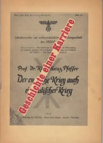 Pfeffer, Karl Heinz.   herausgegeben vom Komitee zur Untersuchung der Verhältnisse an westdeutschen Universitäten an der Karl Marx Universität Leipzig: Die wissenschaftliche und politische.. 