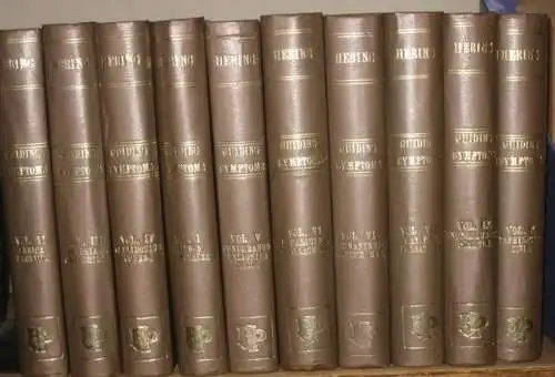 Hering, C. - Jugal Kishore (Introduction): 10 volumes : The guiding symptoms of our Materia Medica. 