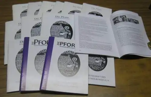 Pforte, Die. - Schriftleitung: Wolfgang Knackstedt, Peter Maser u. a: Die Pforte. Schulpforta-Nachrichten. Nummern 47 - 61 der Jahre 1994 bis 2008. -  mit 7 Beigaben: Anschriftenverzeichnisse 1994/1995, 1998, 2002, 2006-2007 (Stand: Dezember 2006) / Chron