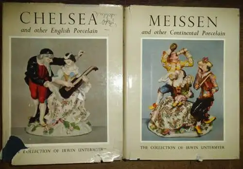 Untermyer Collection. -  Hackenbroch, Yvonne (Text): Meissen and other Continental Porcelain Faience and Enamel - Chelsea and other English Porcelain Pottery and Enamel - in The Irwin Untermyer Collection. Complete with 2 Volumes. Published for The Metrop