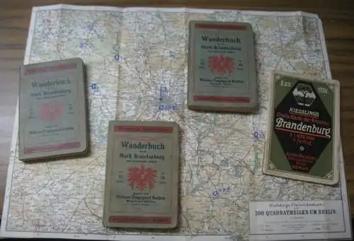 Kießling / Kiessling.  E. Albrecht (Bearbeiter): Wanderbuch für die Mark Brandenburg und angrenzende Gebiete. 3 Teile. Teil 1   Nähere Umgegend Berlins /.. 