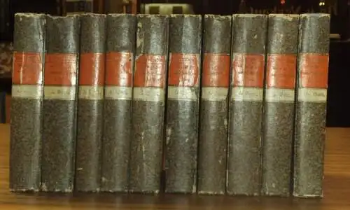 Westenrieder, Lorenz (Hrsg.): Beyträge zur vaterländischen Historie, Geographie, Statistik und Landwirthschaft. komplett in 10 Bänden. (alles Erschienene). 