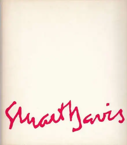 Davis, Stuart. - Heinz Ohff (Einleitung): Stuart Davis 1894 - 1964. Gedächtnis-Ausstellung 1966 im Amerika Haus Berlin. 