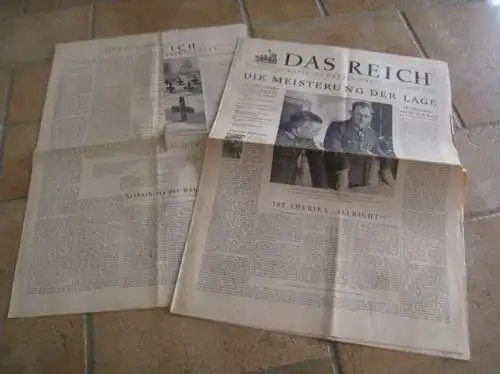 Reich, Das. - Josef Goebbels, Petra Vermehren, Hermann Poerzgen u. a: Das Reich. Nr. 11, Jahr 1943, 14. März. Deutsche Wochenzeitung. 