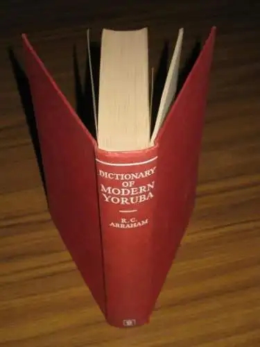 Yoruba. - Abraham, R. C: Dictionary of Modern Yoruba. 