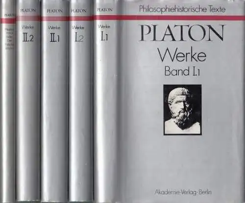 Platon   Friedrich Schleiermacher (Übers.): Werke : Bände 1 & 2 (von 3) in 4 (von 6) Büchern plus Beigabe : Band I.1: Phaidros.. 