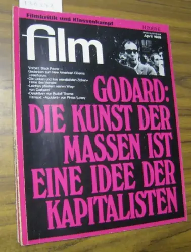 film (Fernsehen und Film).  Werner Kließ, Ilke Porath (Red.): film (später unter dem Titel "Fernsehen und Film")   Heft 4, April 1969, 7.. 