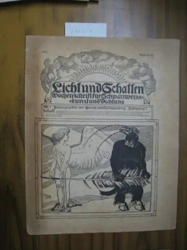 Licht und Schatten.  Hanns von Gumppenberg / Alfred Auscher  (Hrsg.) / Theodor Etzel, Bruno Baumgarten, Hans von Hoffensthal, Stefan Zweig u.a: Licht und.. 