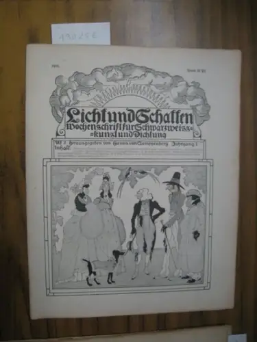 Licht und Schatten.  Hanns von Gumppenberg / Alfred Auscher  (Hrsg.) / A.M. Frey, F.B. Seelinger, Ernst Rosmer, Otto Stoessel, Ludwig Fulda u.a: Licht.. 