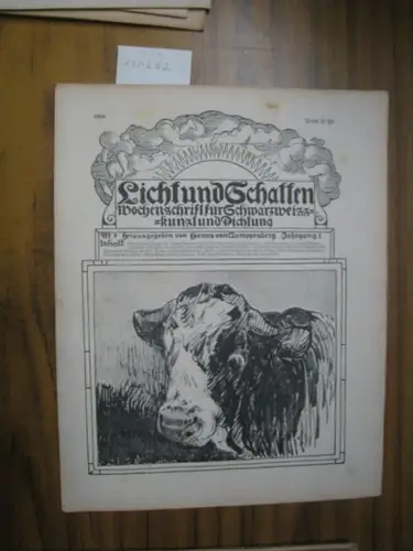 Licht und Schatten.  Hanns von Gumppenberg / Alfred Auscher  (Hrsg.) / Carl Busse / Ewald Silvester / Gustav Falke / René Schickele /.. 