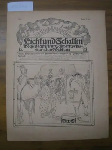 Licht und Schatten.- Hanns von Gumppenberg / Alfred Auscher (Hrsg.) / Franz Christophe / Emil Preetorius / John Jack Drieslander / Ferdinand Michl / Alfons Woelfle / Max Slevogt / Bert Joho / Otto Leiber / Alberta von Puttkamer / Hans von Molo / Roland Ab