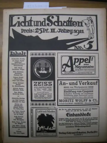 Licht und Schatten.  Hanns von Gumppenberg / Alfred Auscher (Hrsg.) / Eugen Kampf / Willi Münch / Felix Hollenberg / Richard Winckel / Lyonel.. 