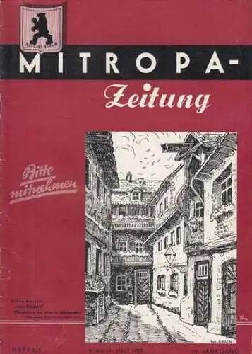 MITROPA-Zeitung: MITROPA-Zeitung. Ausgabe Berlin. Heft 533, 5. bis 11. Juli 1937, 16. Jahrgang. 