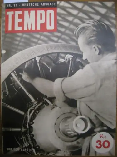 Alberto Mondadori (Hrsg.) / R. Cartoscelli (Red.): Tempo.  Nr. 39. 1942-XX, 12. März - 26. März. Vor dem Aufstieg. 