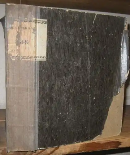 Gesetzsammlung Preußen: Doppelband: Gesetz Sammlung für die Königlichen Preußischen Staaten 1883 und 1882. Enthält die Gesetze, Verodnungen ec. v. 5. Januar bis 28. Dezember 1883.. 