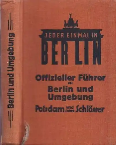 Ausstellungs , Messe  und Fremdenverkehrs Amt der Stadt Berlin / Verein Berliner Hotels und verwandter Betriebe e.V. (Hrsg.)   Karl Vetter (Schriftltg.): Jeder.. 