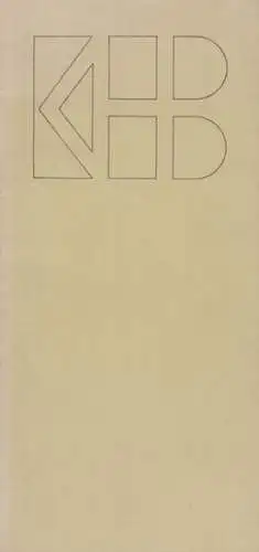 Beiträge.- Kunsthochschule Berlin-Weißensee (Hrsg.) - Vorwort: Walter Womacka: Kunsthochschule Berlin - Beiträge 6 (1978). 