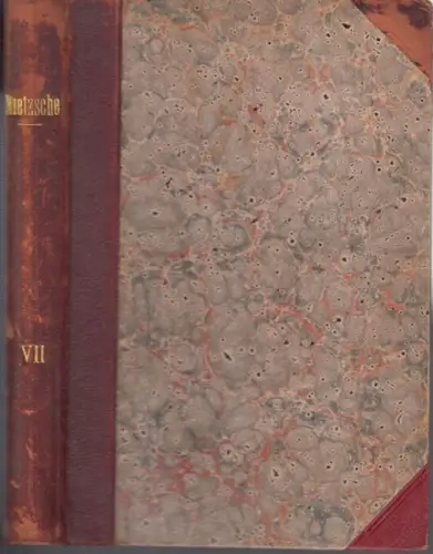 Nietzsche, Friedrich: Jenseits von Gut und Böse. Vorspiel einer Philosophie der Zukunft. 