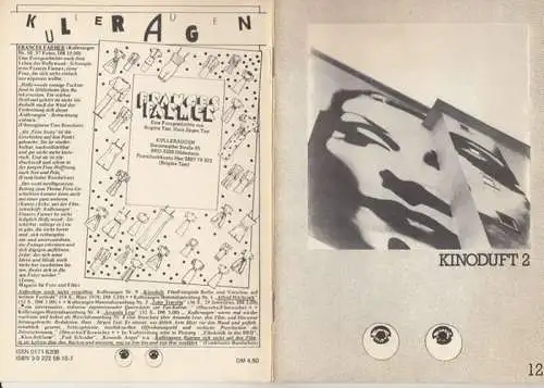 Kulleraugen. - Kinoduft. - Herausgeber und Redaktion: Brigitte und Hans-Jürgen Tast: Kulleraugen Nr. 12, Februar 1981. Arbeitshilfen für Filminteressierte. Kinoduft 2. 