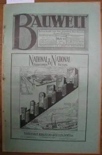 Bauwelt.   Paulsen, Friedrich / Weilbier, Rudolf (Red.)   Lubowski, Herbert / Giedion, S. / Stange, Alfred u.a. (Autoren): Die Bauwelt. Jahrgang XVIII.. 