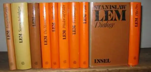 Lem, Stanislaw: Werke in Einzelausgaben   Konvolut mit 10 Bänden der Reihe: Es liegen vor: 1. Imaginäre Größe. 2. Summa technologiae. 3. Essays. 4.. 
