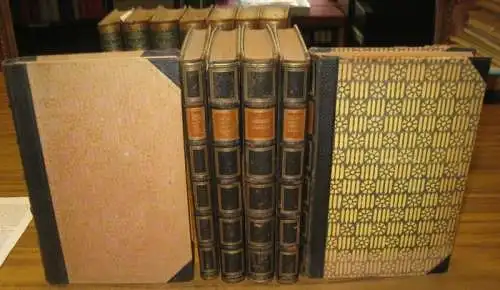 Flaubert, Gustave - Weigand, Wilhelm (Hrsg.): Gesammelte Werke in 6 Bänden. 1) Bouvard und Pecuchet. 2) Salambo. 3) Die Versuchung des heiligen Antonius. 4) und 5) Die Schule der Empfindsamkeit. 6) Komödien - Die geraubten Herzen. Der Landtagskandidat. 