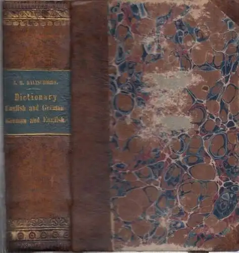 Englisch.  Jacob Heinrich Kaltschmidt: Neues, vollständiges Wörterbuch der Englischen und Deutschen Sprache . Nebst einem kurzen Abrisse der englischen und der deutschen Sprachlehre.. 