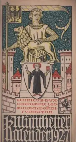 Münchener Kalender. - Hupp, Otto: Münchener Kalender 1927. 