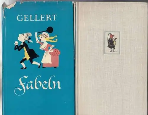 Shaw, Elizabeth (illustrationen). - Christian Fürchtegott Gellert: Fabeln. Mit Bildern von Elizabeth Shaw. - von ihr signiert !. 