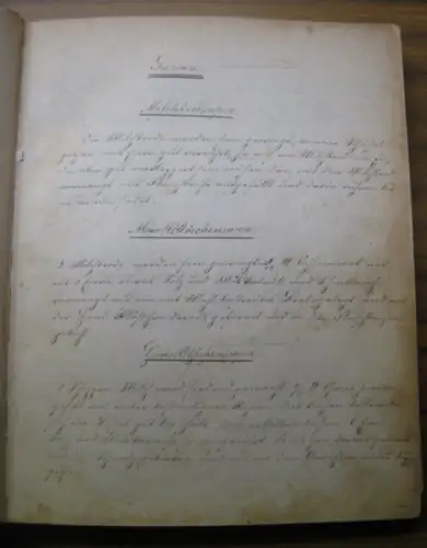 ohne Autor.   Kochbuch, ohne Titel.   Handgeschriebenes Koch Buch mit insgesamt etwa 240 Rezepten.   aus dem Inhalt: Milchbrodsuppe, Markklöschensuppe, Hirnsuppe.. 