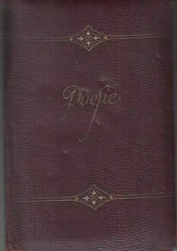 PoesieAlbum.   Edith Schultze, Berlin, Poesie (Album von Edith Schultze, Berlin).   eingetragen haben sich u. a.: Lehrer F. Hafenmann, Pfr (Pfarrer) Schettler.. 