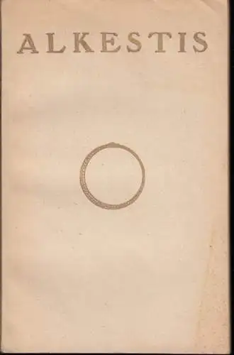 Prechtl, Robert. - gewidmet Karl Swoboda von Oskar Wölfert: Alkestis. Die Tragödie vom Leben. - mit Widmung von Oskar Wölfert an Karl Swoboda !. 