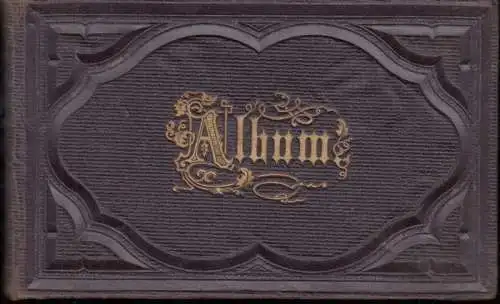 PoesieAlbum. - Luise Werner (verheiratete Fehler, 1857-1902), Eilenburg. - Clara Dowe, geb. Fehler, Poesie-Album von Luise Werner aus Eilenburg