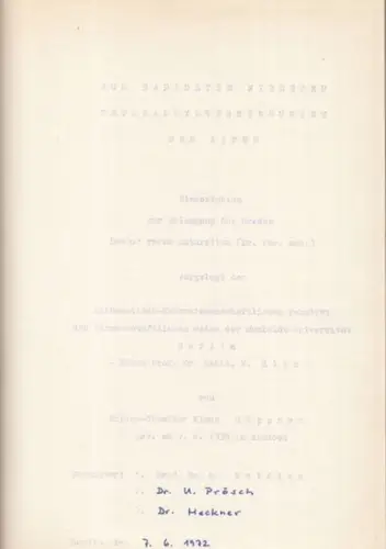Höppner, Klaus: Zur Radiolyse niederer Tetraalkylverbindungen des Zinns. Dissertationan der Humboldt-Universität Berlin. 