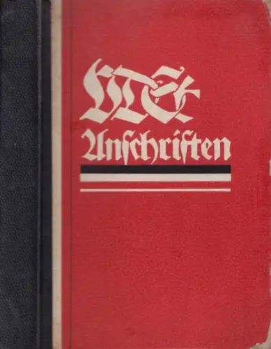 Kyffhäuser Verband der Vereine Deutscher Studenten (Hrsg.) - Louis Lange (Bearb.): Anschriftenbuch 1931. Zwölfte Auflage der Verbandslisten. 
