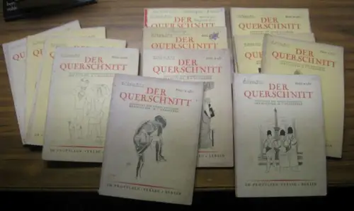 Querschnitt, Der.   Wedderkop, H. v. (Hrsg.)   Wittner, Victor (Red.)   Rainer Schickele, Klaus Mann, Frank Pohl, Alfred Döblin, Paul Valery.. 