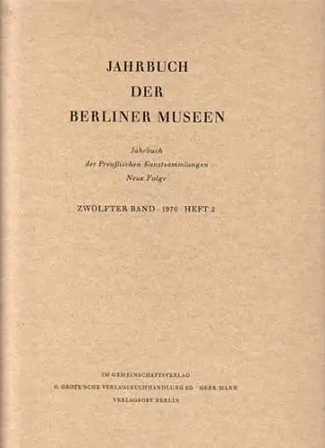 Trendall, A.D. / Brommer, Frank / Severin, H. G. / Bloch, P. / Metz, Peter / Müller Hofstede, Justus / Wagner, Helga / Wescher, Paul:.. 