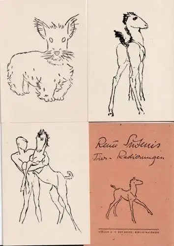 Sintenis, René: Tier - Radierungen. 